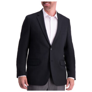 The Active Series Classic Fit Gabardine Sportcoat Black