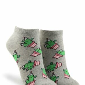 Cactus Print Ankle Socks
