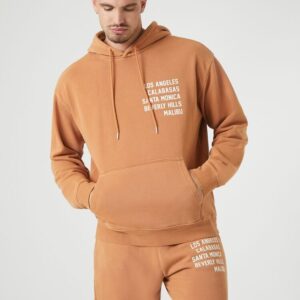 Los Angeles Graphic Drawstring Shorts