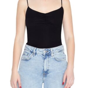 Ruched Rib-Knit Cami