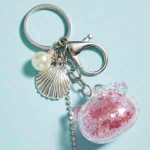 Seashell Hello Kitty Charm Keychain