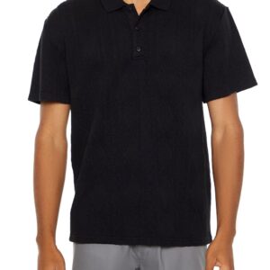 Textured Lace Polo Shirt