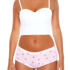 Bow Print Shortie Panties