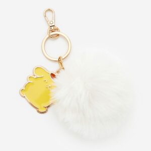 Pompompurin Pompom Keychain