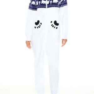Hooded Polar Bear Jumpsuit