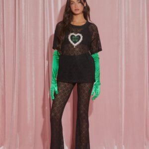 Wicked Lace Flare Pants