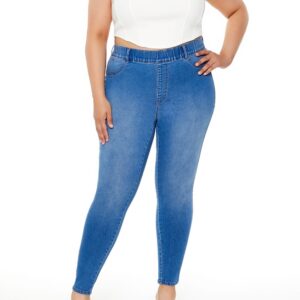 Plus Size High-Rise Skinny Jeans