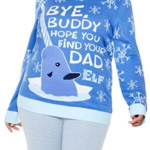 Plus Size Elf Mr Narwhal Sweater