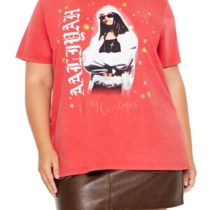 Plus Size Aaliyah Christmas Tee