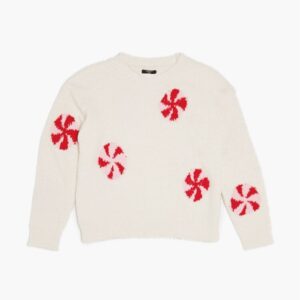 Girls Peppermint Candy Sweater (Kids)