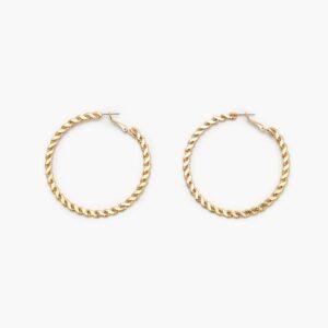 Twisted Hoop Earrings