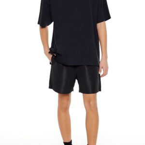 Vented Drawstring Swim Trunks