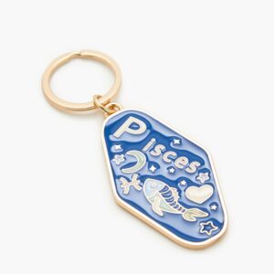 Pisces Enamel Keychain