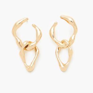 Abstract Chain Drop Earrings