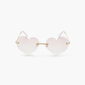 Rimless Heart Sunglasses