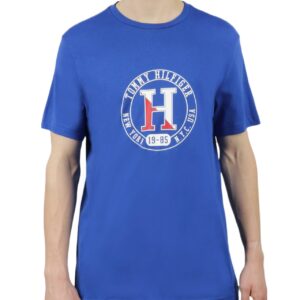 Short Sleeves Cotton Graphic Crew Neck