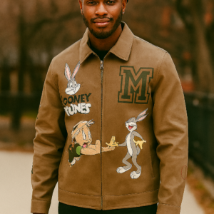 Looney Tunes Poly Mechanical Stretch Twill Jacket