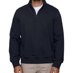 Quarter Zip Luxe Fleece Pullover Black