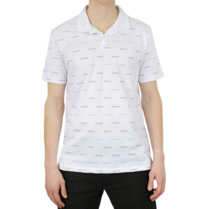 Short Sleeves Allover Print Polo