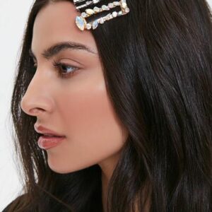 Rhinestone Bobby Pin Set
